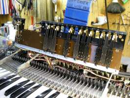 Inside a Farfisa Mini Compact Combo Organ
