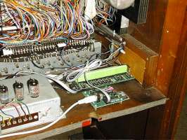MIDI controller mounted in a Hammond C3